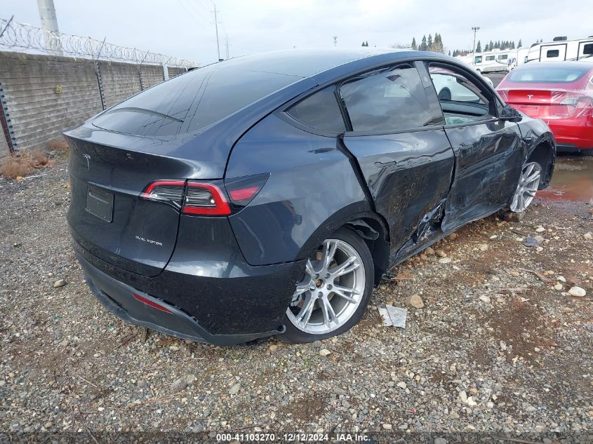 VIN 7SAYGAEE8RF069271 2024 TESLA MODEL Y no.4