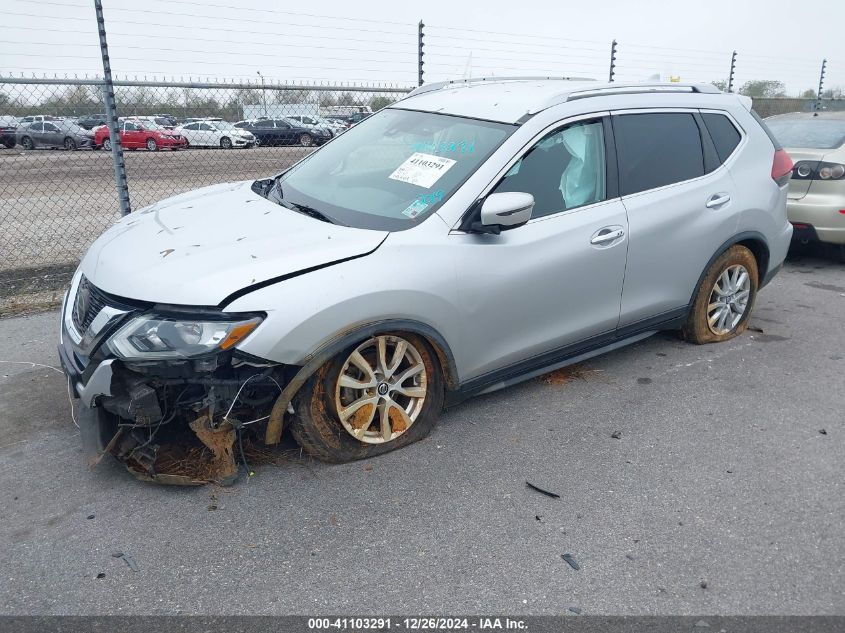 2019 Nissan Rogue Sv VIN: KNMAT2MV2KP502905 Lot: 41103291