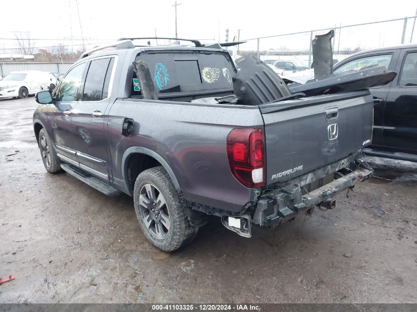 VIN 5FPYK3F71JB005320 2018 Honda Ridgeline, Rtl-E no.3