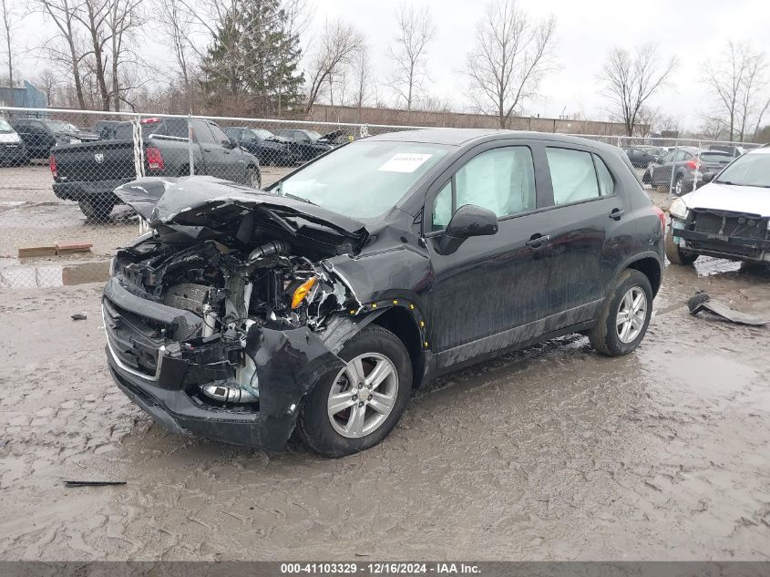 2021 Chevrolet Trax Awd Ls VIN: KL7CJNSMXMB374601 Lot: 41103329