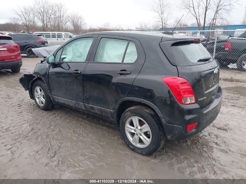 2021 Chevrolet Trax Awd Ls VIN: KL7CJNSMXMB374601 Lot: 41103329