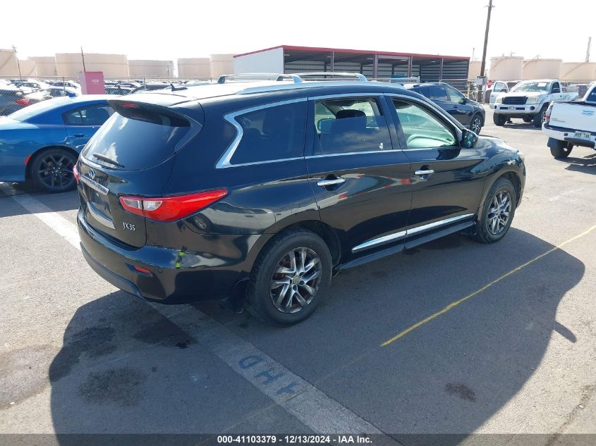 VIN 5N1AL0MM1DC328326 2013 INFINITI JX35 no.4