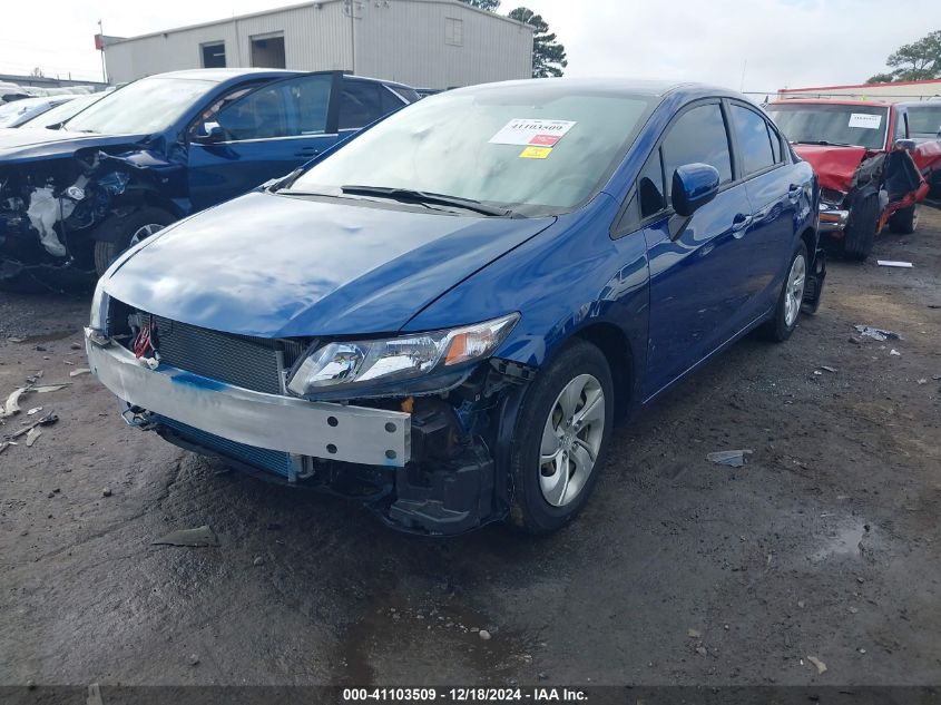 VIN 19XFB2F51EE084878 2014 Honda Civic, LX no.2