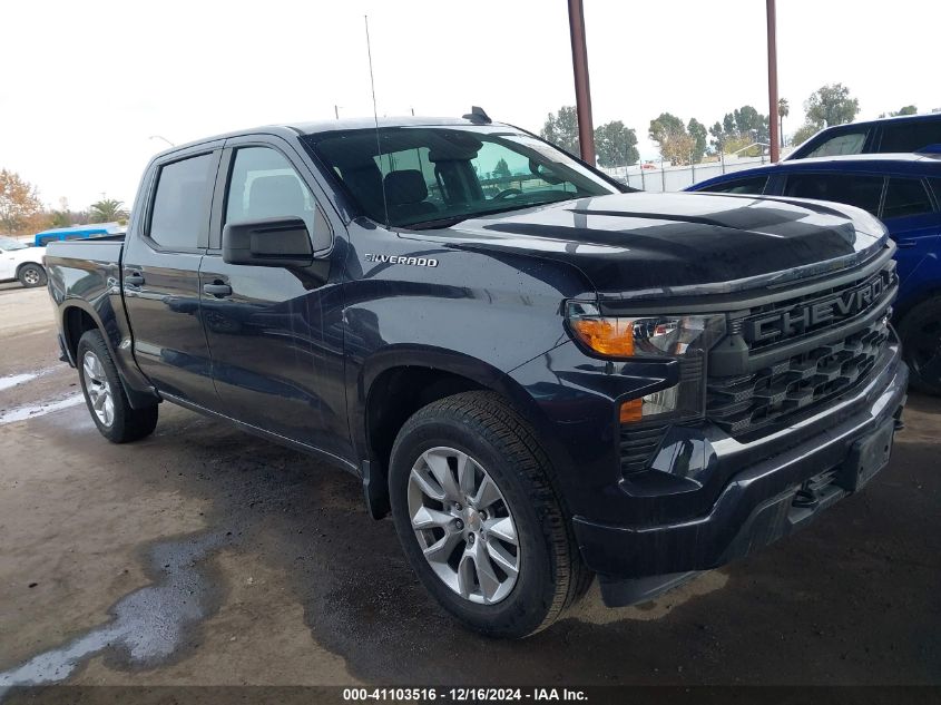 2022 Chevrolet Silverado 1500 2Wd Short Bed Custom VIN: 1GCPABEK0NZ530487 Lot: 41103516