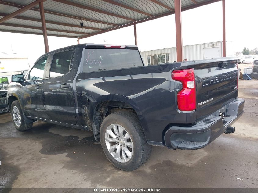 2022 Chevrolet Silverado 1500 2Wd Short Bed Custom VIN: 1GCPABEK0NZ530487 Lot: 41103516