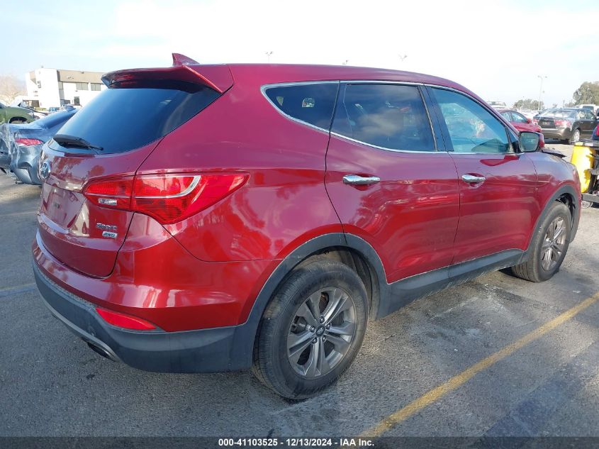 VIN 5XYZTDLB6GG313903 2016 Hyundai Santa Fe, Sport... no.4