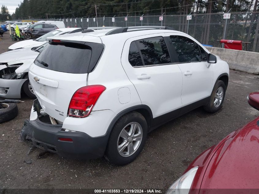 2016 Chevrolet Trax Lt VIN: 3GNCJPSB3GL116363 Lot: 41103553