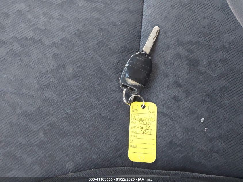 2005 Honda Cr-V Lx VIN: SHSRD78535U302890 Lot: 41103555