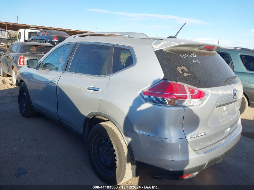 VIN KNMAT2MT0GP627746 2016 Nissan Rogue, S no.3