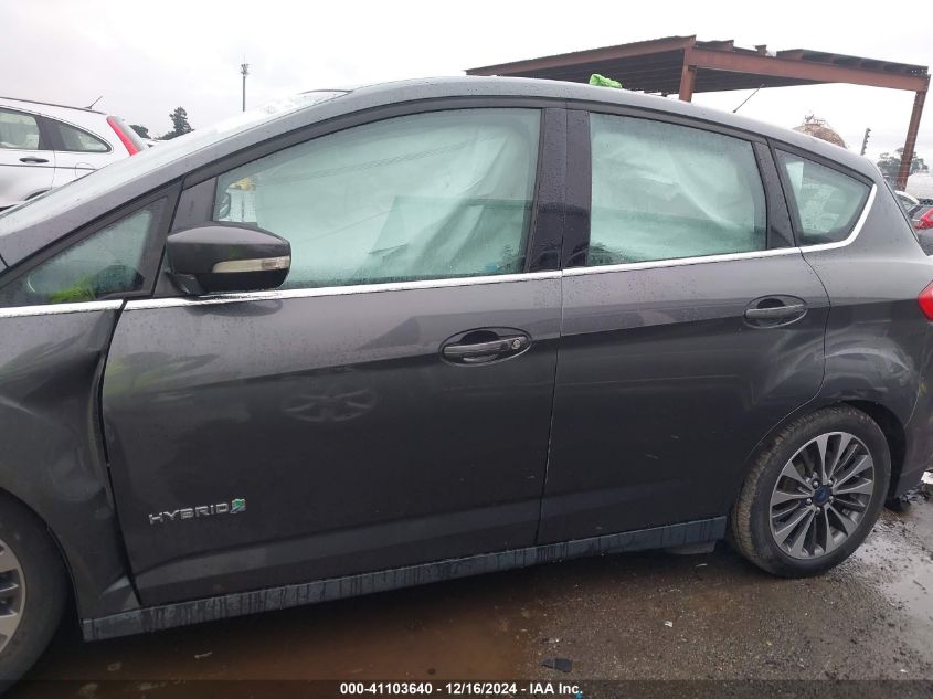 2017 Ford C-Max Hybrid Titanium VIN: 1FADP5DU9HL118250 Lot: 41103640