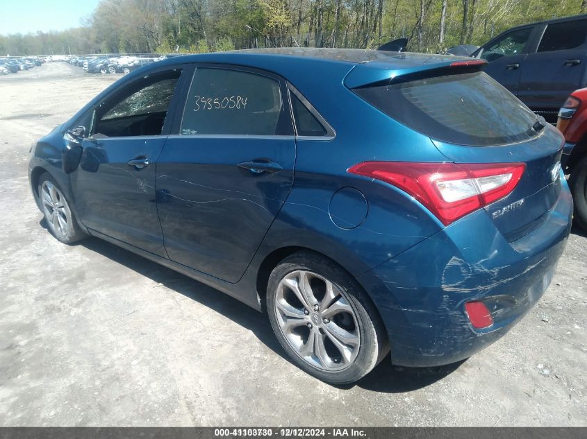 VIN KMHD35LH1EU178745 2014 Hyundai Elantra, GT no.3