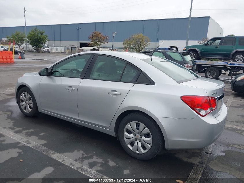 VIN 1G1PA5SG7E7463697 2014 CHEVROLET CRUZE no.3