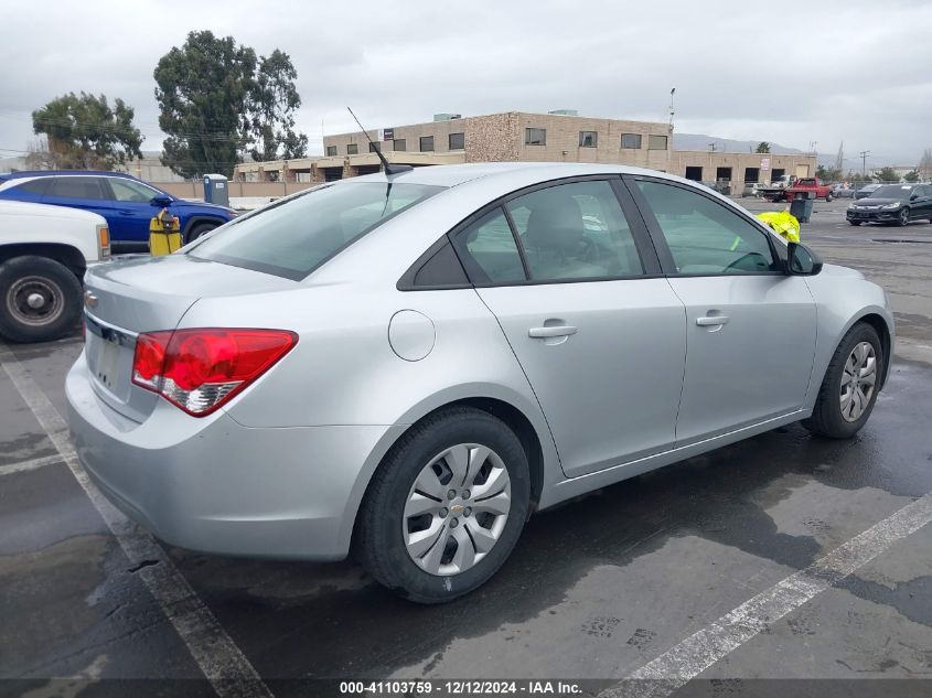 VIN 1G1PA5SG7E7463697 2014 CHEVROLET CRUZE no.4