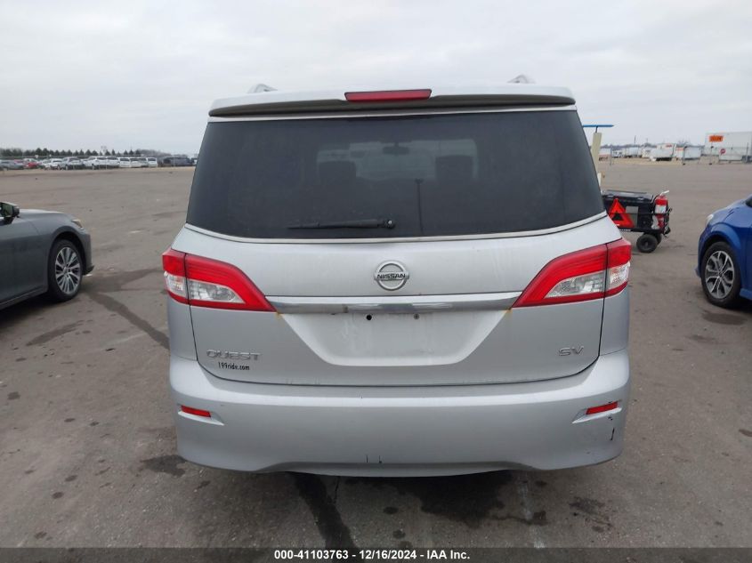 2017 Nissan Quest Sv VIN: JN8AE2KP4H9165363 Lot: 41103763