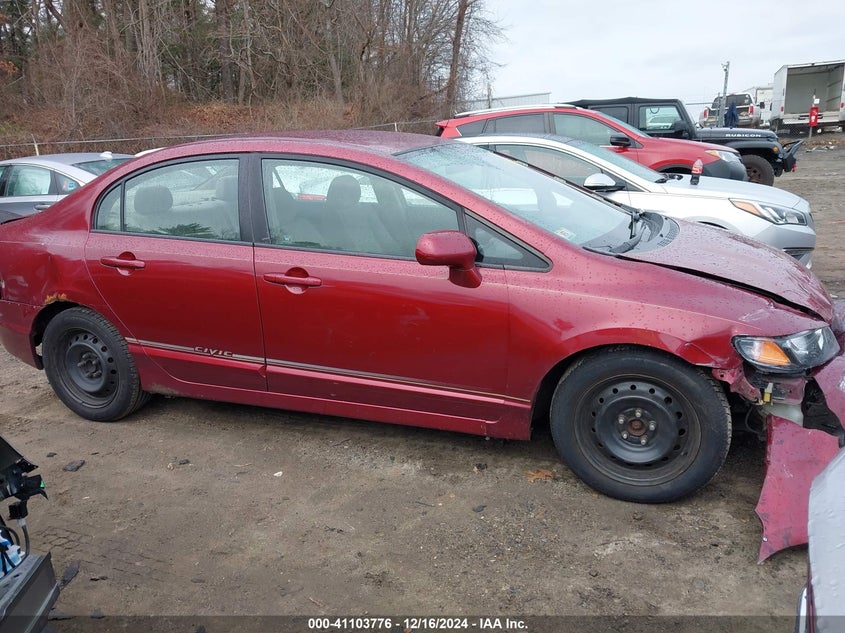 2009 Honda Civic Lx VIN: 2HGFA16589H364371 Lot: 41103776