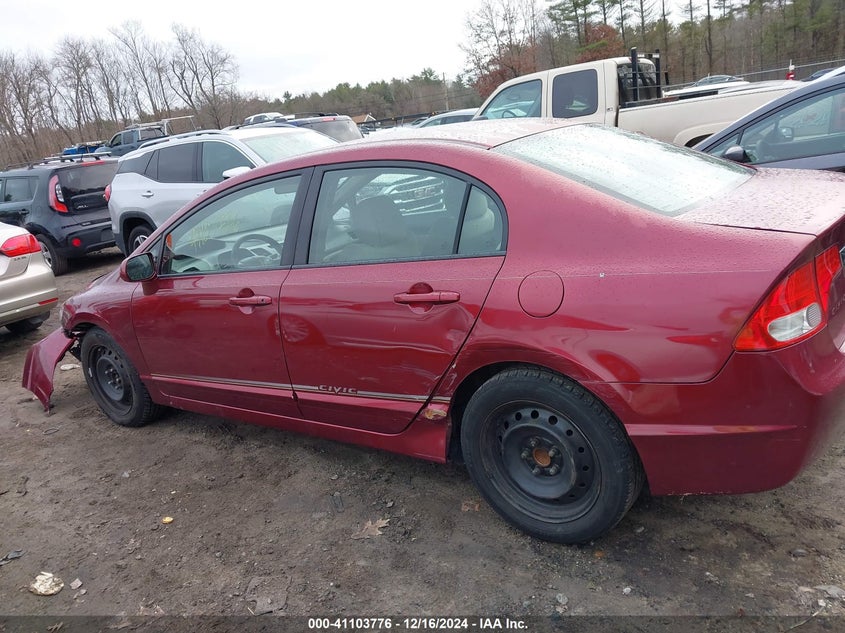 2009 Honda Civic Lx VIN: 2HGFA16589H364371 Lot: 41103776