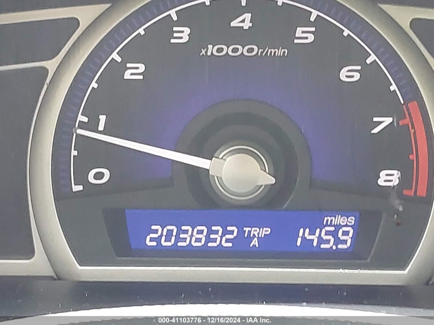 2009 Honda Civic Lx VIN: 2HGFA16589H364371 Lot: 41103776