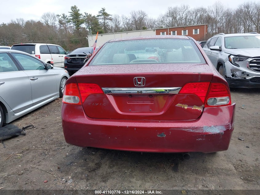 2009 Honda Civic Lx VIN: 2HGFA16589H364371 Lot: 41103776