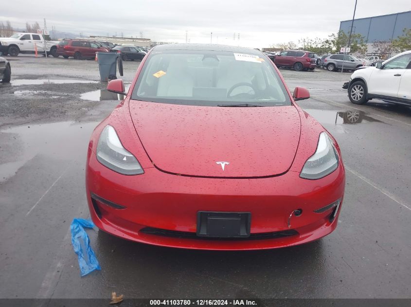 2023 Tesla Model 3 Long Range Dual Motor All-Wheel Drive VIN: 5YJ3E1EB0PF656970 Lot: 41103780