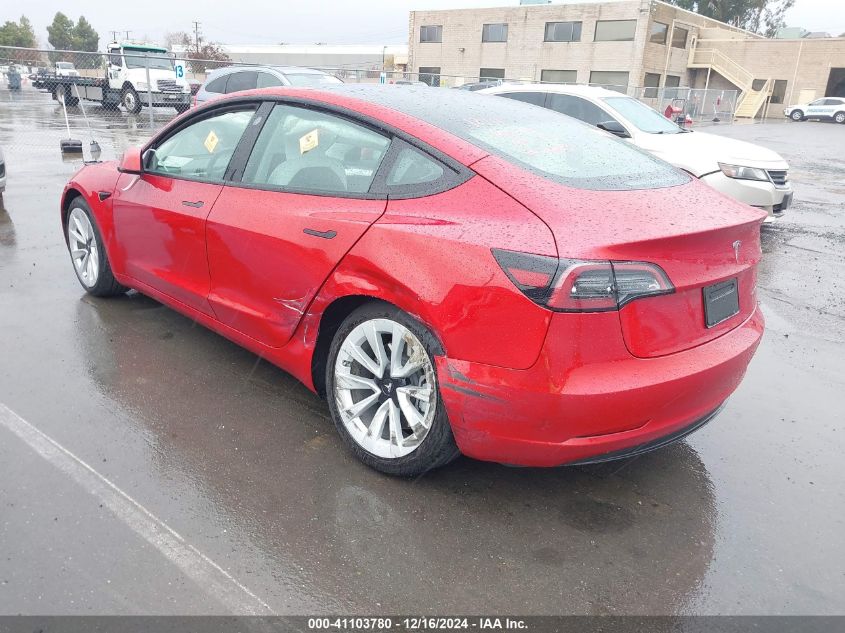 2023 Tesla Model 3 Long Range Dual Motor All-Wheel Drive VIN: 5YJ3E1EB0PF656970 Lot: 41103780