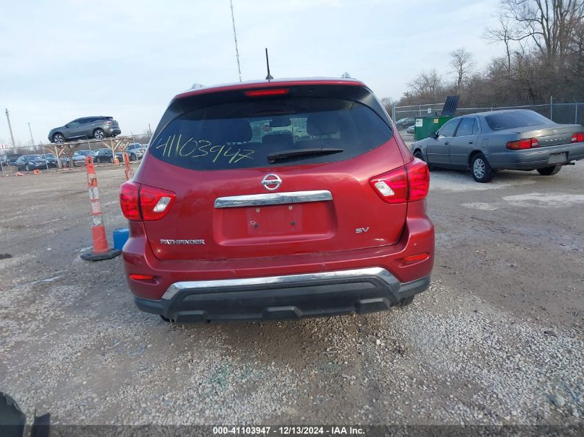 2017 Nissan Pathfinder Sv VIN: 5N1DR2MN3HC635549 Lot: 41103947