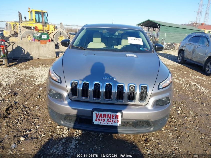 VIN 1C4PJMAB4GW295596 2016 Jeep Cherokee, Sport no.12