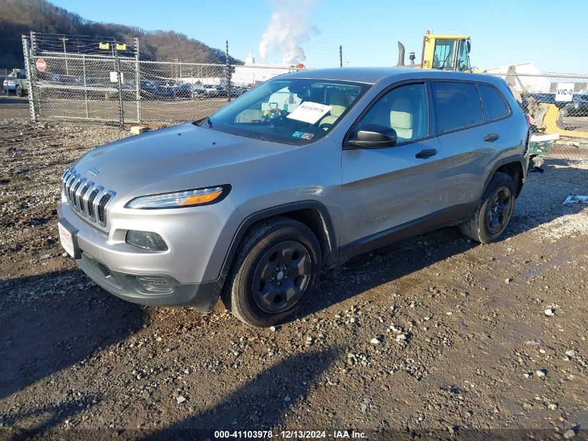 VIN 1C4PJMAB4GW295596 2016 Jeep Cherokee, Sport no.2