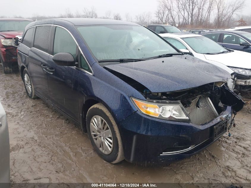 VIN 5FNRL5H28EB110711 2014 HONDA ODYSSEY no.1