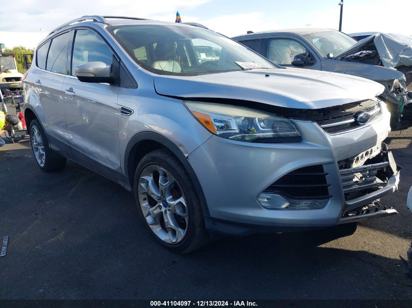 2013 FORD ESCAPE TITANIUM - 1FMCU0J90DUC24622