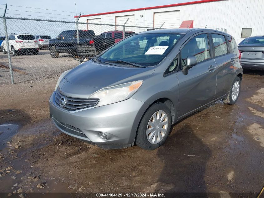 VIN 3N1CE2CP1EL383057 2014 Nissan Versa, Note S Plus no.2