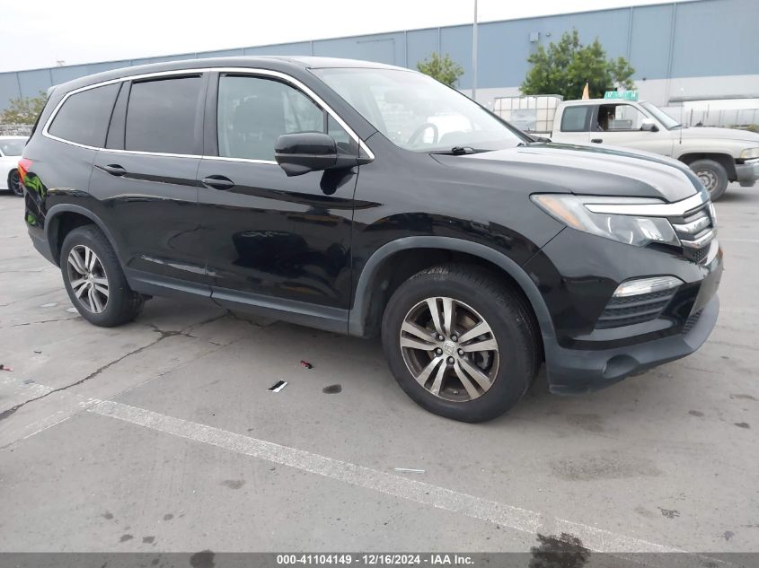 VIN 5FNYF6H51JB004324 2018 Honda Pilot, Ex-L no.1