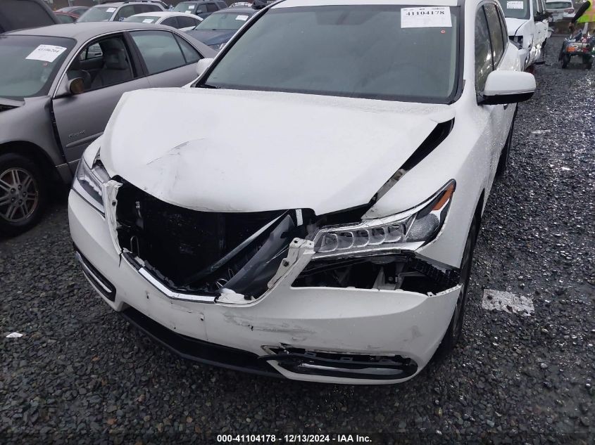 VIN 5FRYD4H27EB032262 2014 Acura MDX no.6