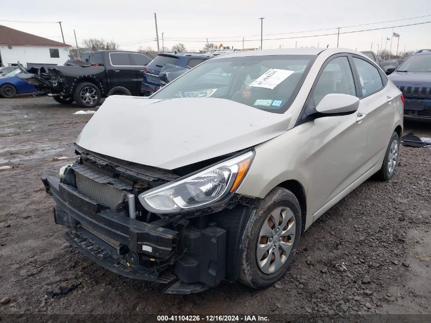 VIN KMHCT4AE7GU002932 2016 Hyundai Accent, SE no.2