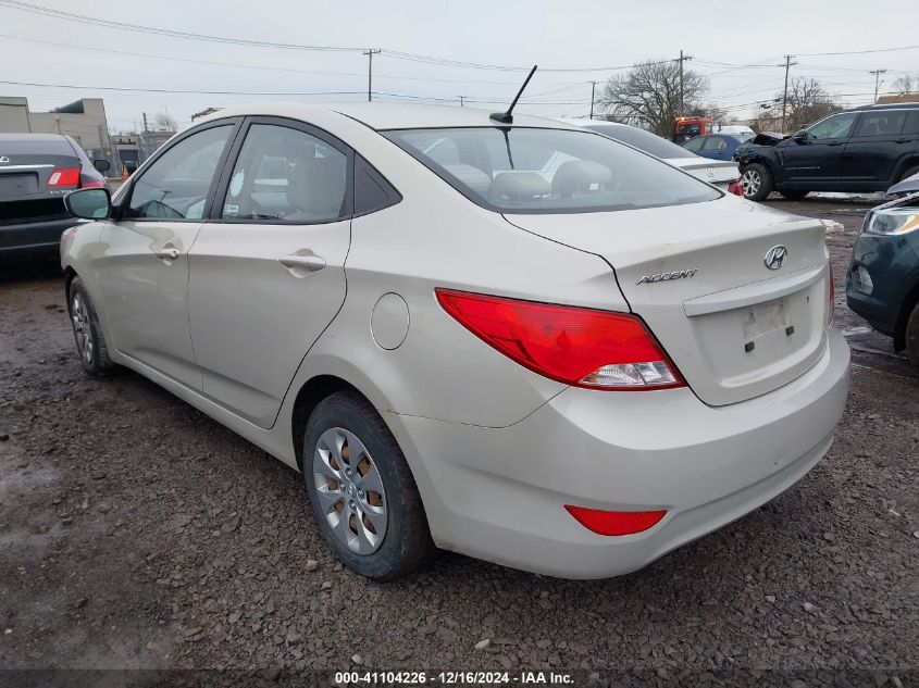 VIN KMHCT4AE7GU002932 2016 Hyundai Accent, SE no.3