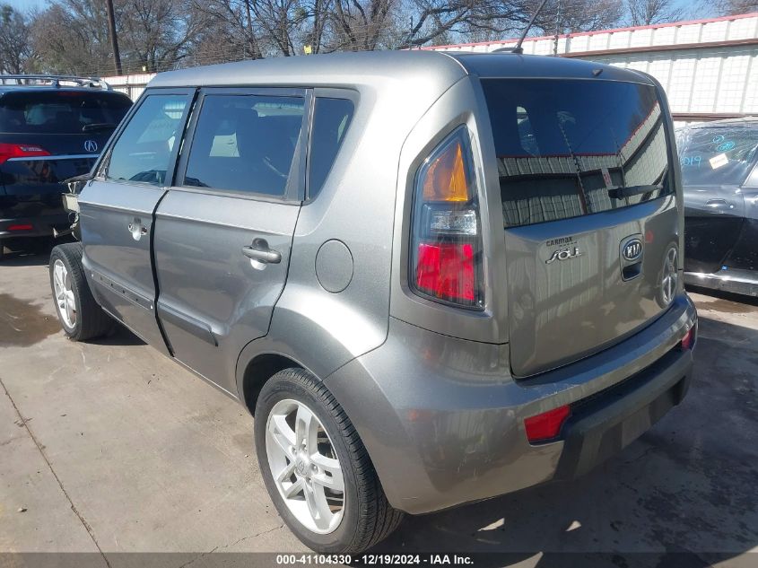 2011 Kia Soul + VIN: KNDJT2A2XB7227293 Lot: 41104330