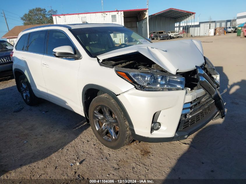 2017 TOYOTA HIGHLANDER LIMITED PLATINUM - 5TDDZRFH7HS379242