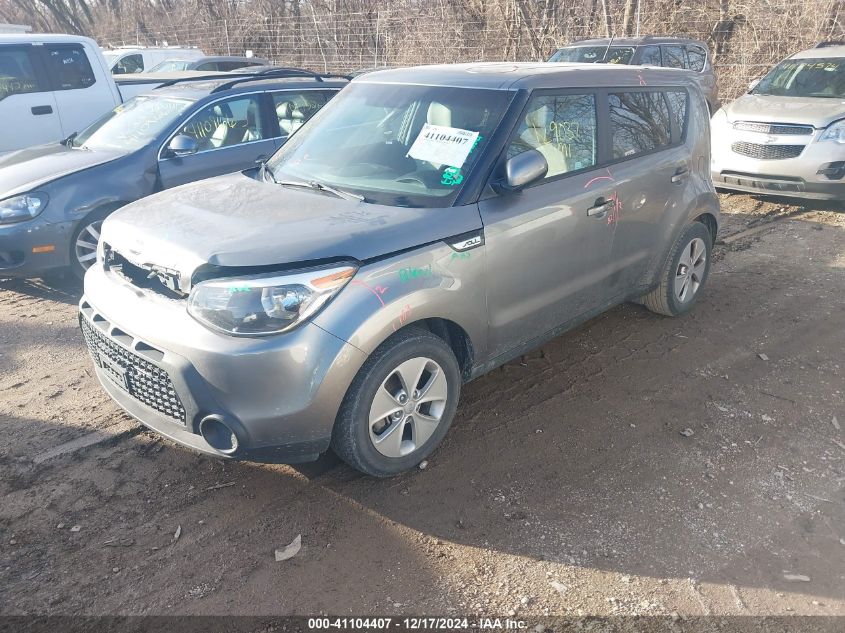 VIN KNDJN2A27F7220589 2015 KIA Soul no.2