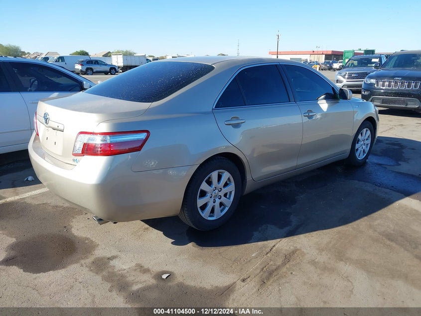 2009 TOYOTA CAMRY HYBRID VIN: 4T1BB46K39U110514