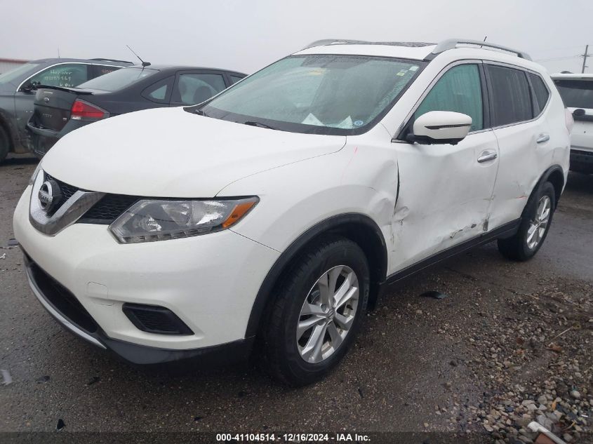 VIN 5N1AT2MV9GC918668 2016 Nissan Rogue, SV no.2