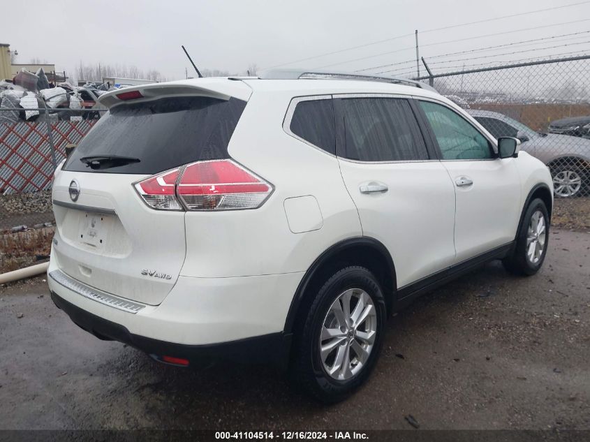 VIN 5N1AT2MV9GC918668 2016 Nissan Rogue, SV no.4