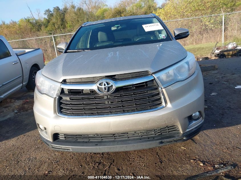 VIN 5TDYKRFHXES017777 2014 Toyota Highlander, Limit... no.12