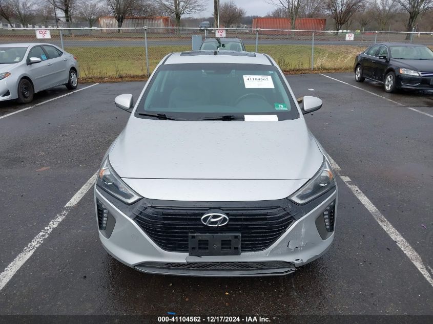 2018 Hyundai Ioniq Hybrid Limited VIN: KMHC85LC9JU087279 Lot: 41104562