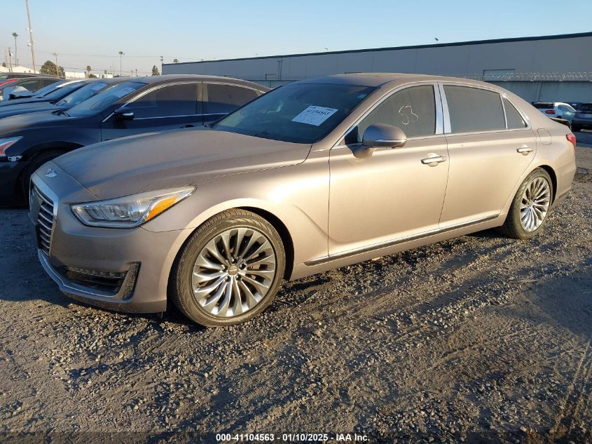 VIN KMHG54JH4JU043497 2018 Genesis G90, 5.0 Ultimate no.2