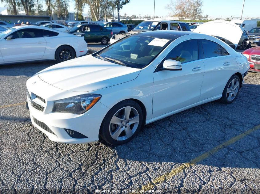 VIN WDDSJ4EB0GN336399 2016 Mercedes-Benz CLA 250 no.2