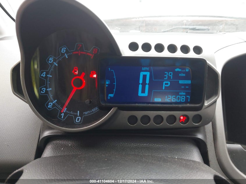 2013 CHEVROLET SONIC VIN: 1G1JE5SH9D4105374