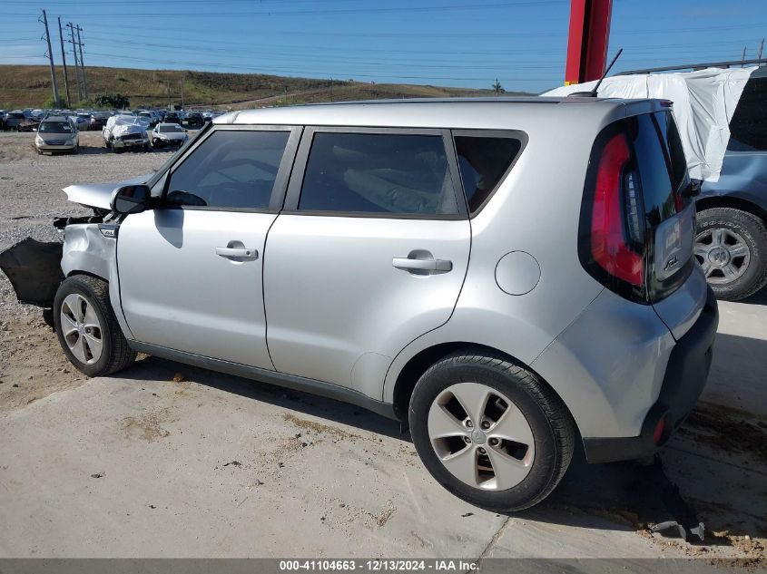 2015 Kia Soul VIN: KNDJN2A28F7778189 Lot: 41104663