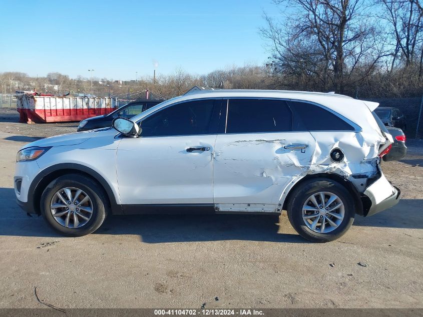 2016 Kia Sorento 2.4L Lx VIN: 5XYPG4A35GG123095 Lot: 41104702