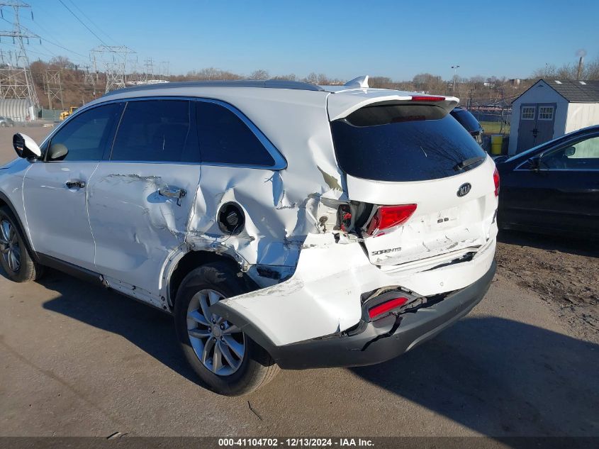 2016 Kia Sorento 2.4L Lx VIN: 5XYPG4A35GG123095 Lot: 41104702