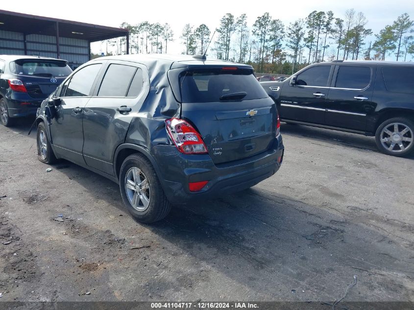 VIN 3GNCJKSB0KL401761 2019 Chevrolet Trax, LS no.3