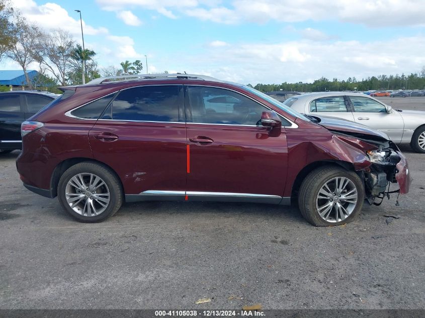 VIN 2T2ZK1BA2DC120905 2013 Lexus RX, 350 no.13